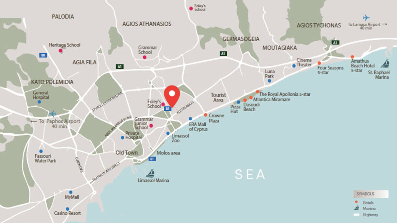 Appartamenti a Limassol, Cipro, 71 m² - foto 3