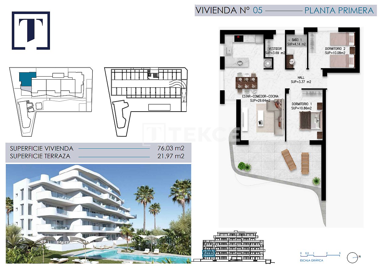 Appartement à Pilar de la Horadada, Espagne, 71 m² - image 12