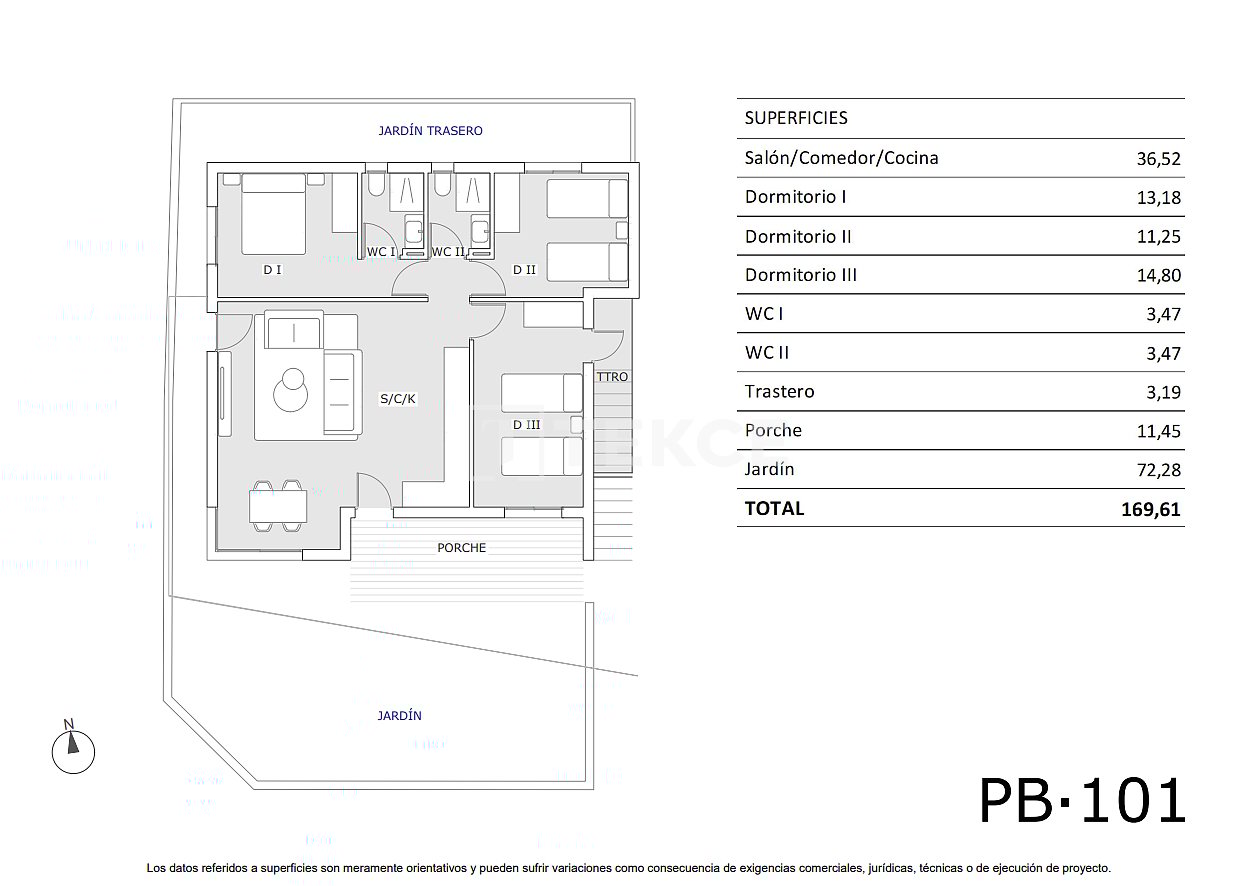 Penthouse in San Miguel de Salinas, Spanien, 150 m² - Foto 13