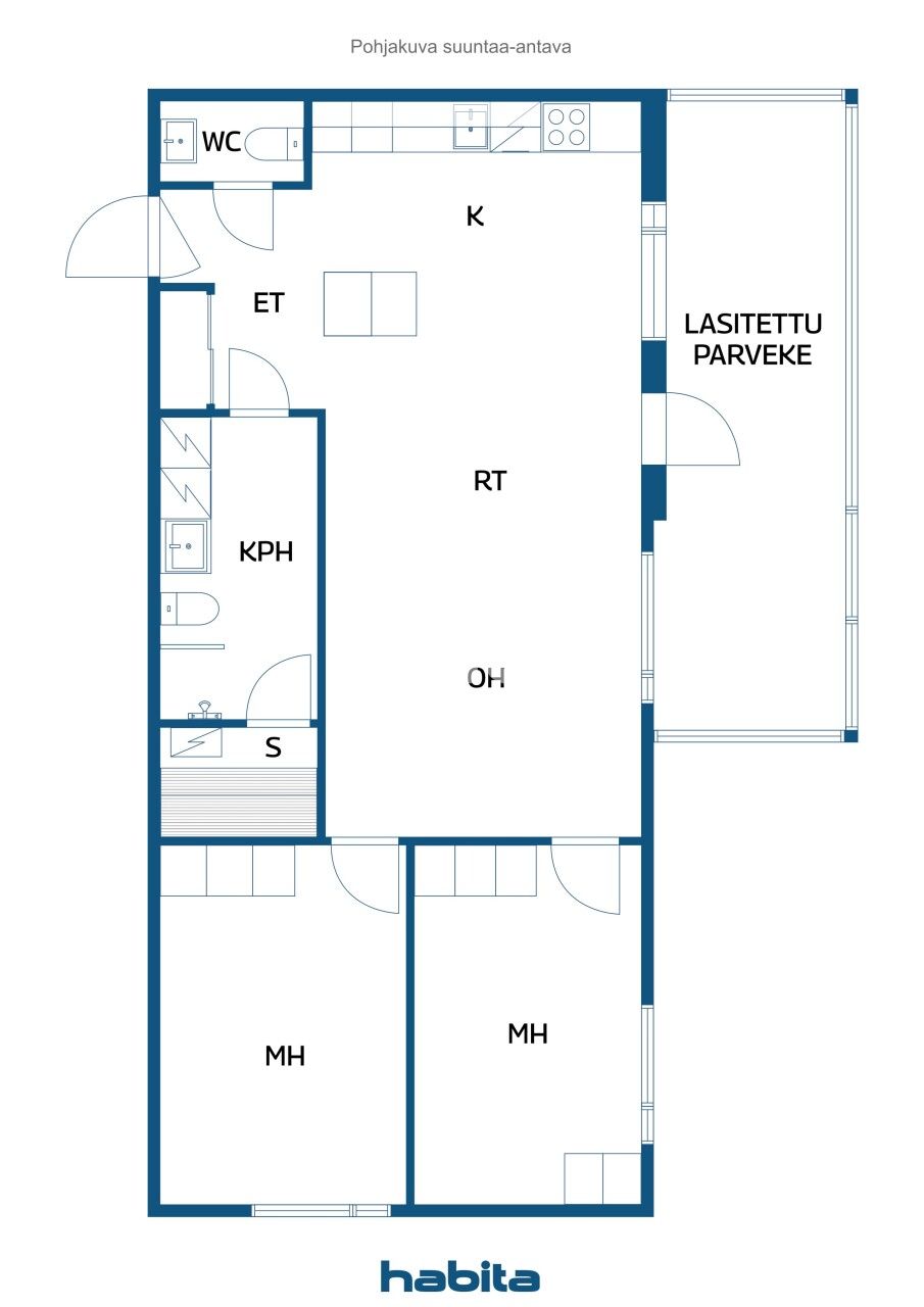 Apartment in Helsinki, Finnland, 80 m² - Foto 2