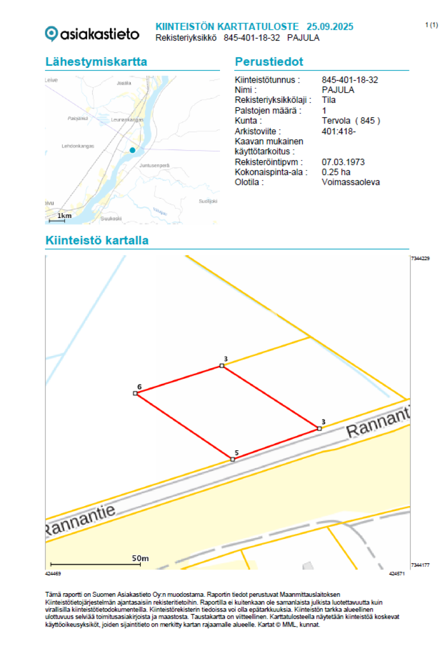 Terrain Tervola, Finlande, 2 500 m² - image 7