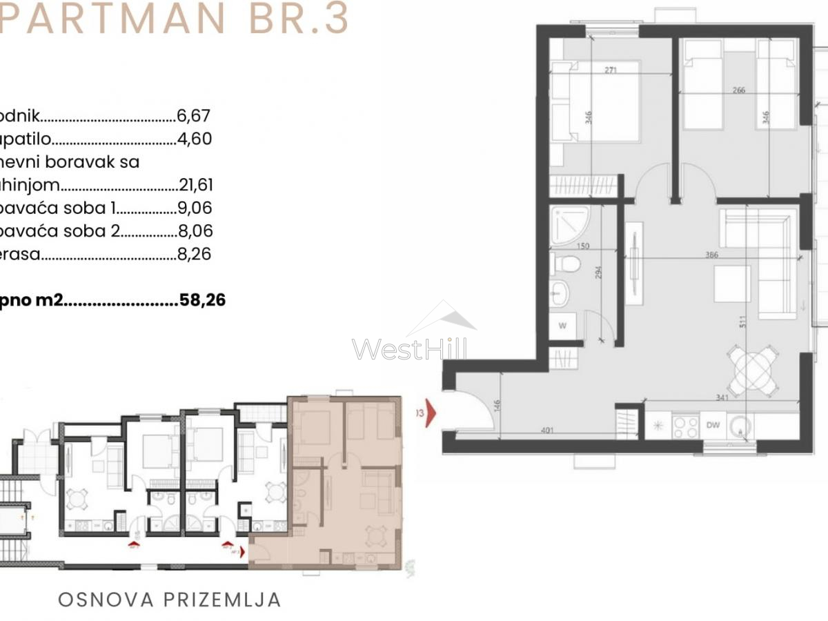Apartment in Becici, Montenegro, 35 m² - Foto 5