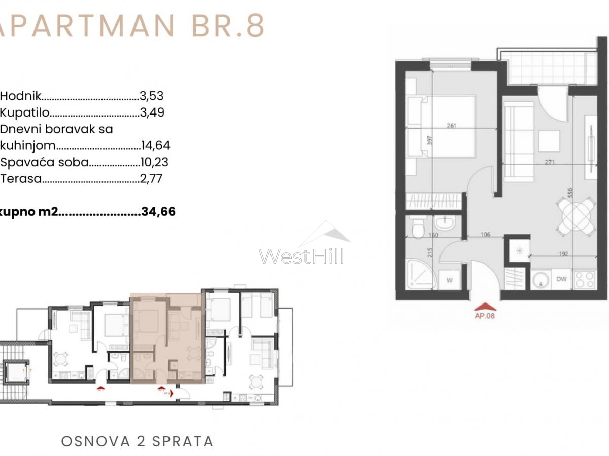 Apartment in Becici, Montenegro, 35 m² - Foto 10