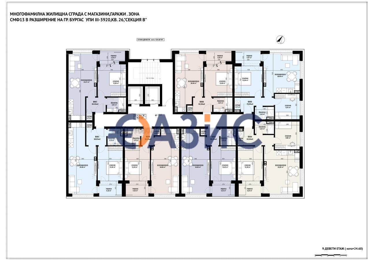 Apartment in Burgas, Bulgaria, 61.6 m² - picture 14