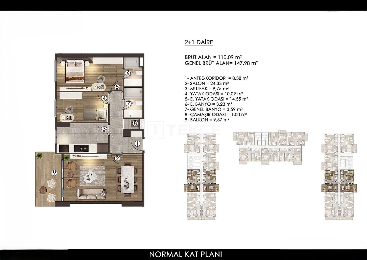 Appartement à Başakşehir, Turquie, 174 m² - image 18