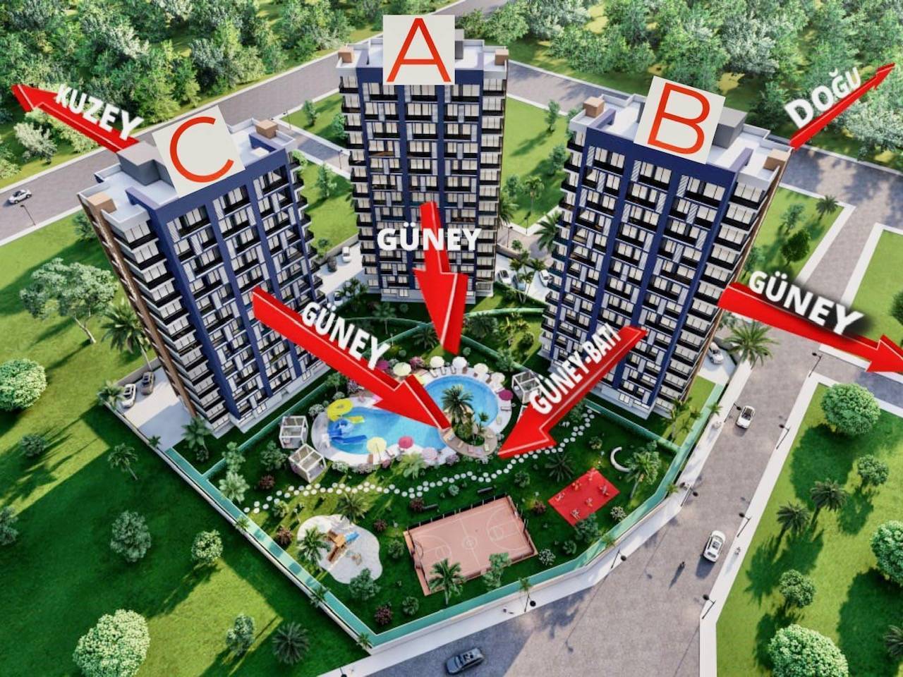 Wohnung in Mersin, Türkei, 56 m² - Foto 16