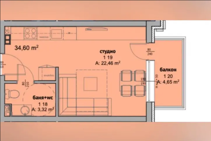 Appartement à Ravda, Bulgarie, 39 m² - image 2