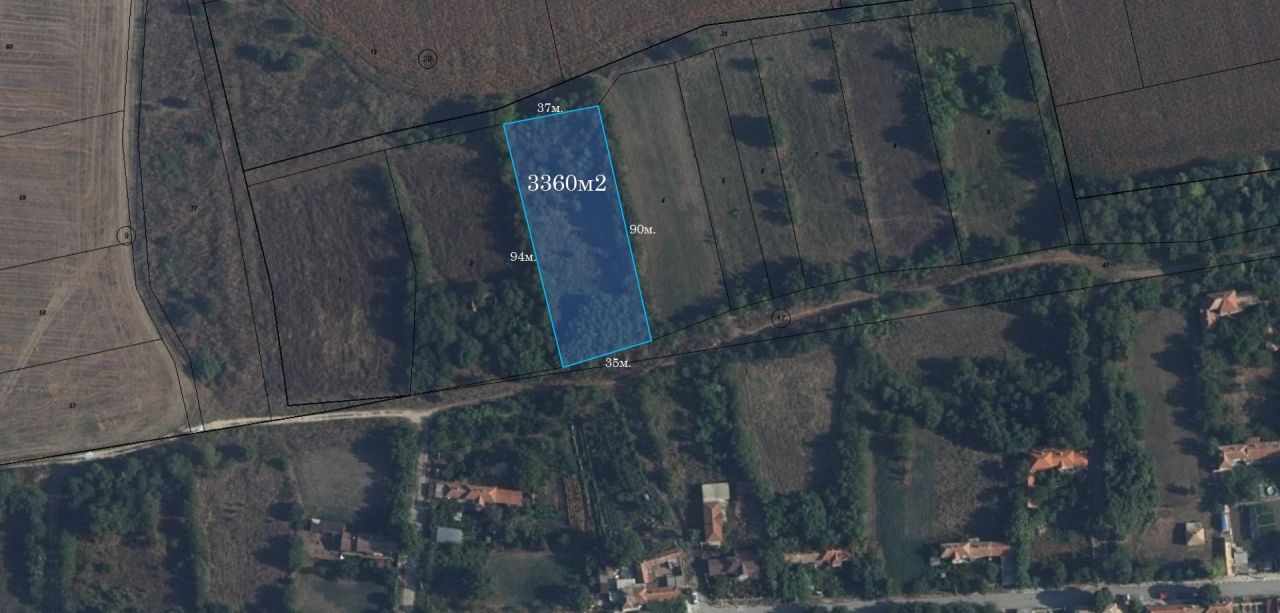 Terreno a Vetrino, Bulgaria, 3 360 m2 - foto 1