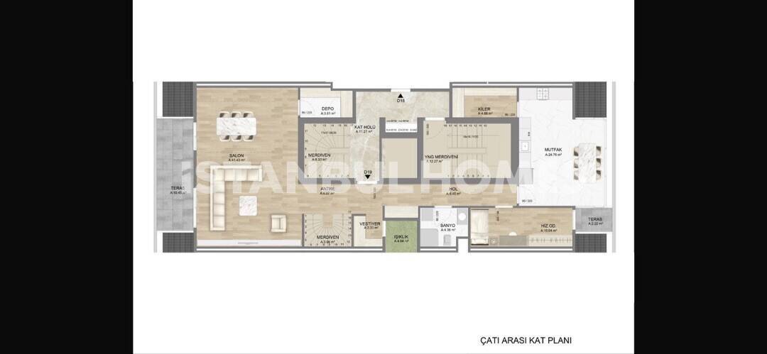 Apartment in Istanbul, Turkey, 235 m² - picture 6