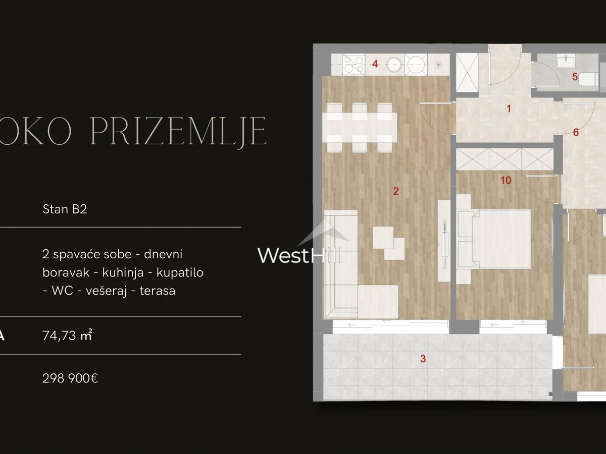 Apartment in Kotor, Montenegro, 46 m² - picture 5