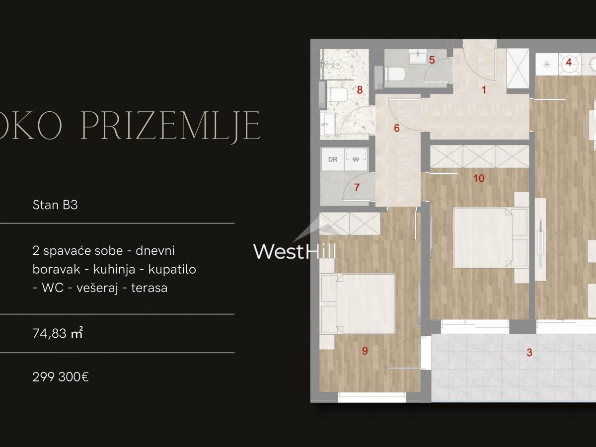 Apartment in Kotor, Montenegro, 46 m² - picture 10