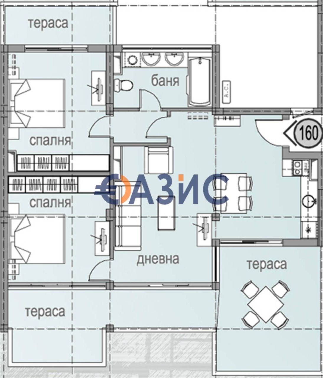 Apartment in Sveti Vlas, Bulgaria, 143 m² - picture 17