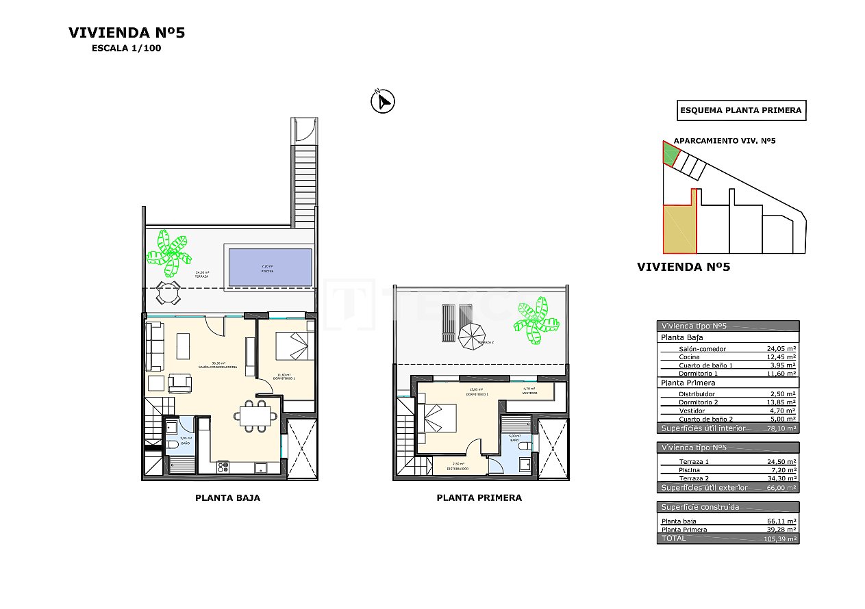 Penthouse à Pilar de la Horadada, Espagne, 105 m² - image 19