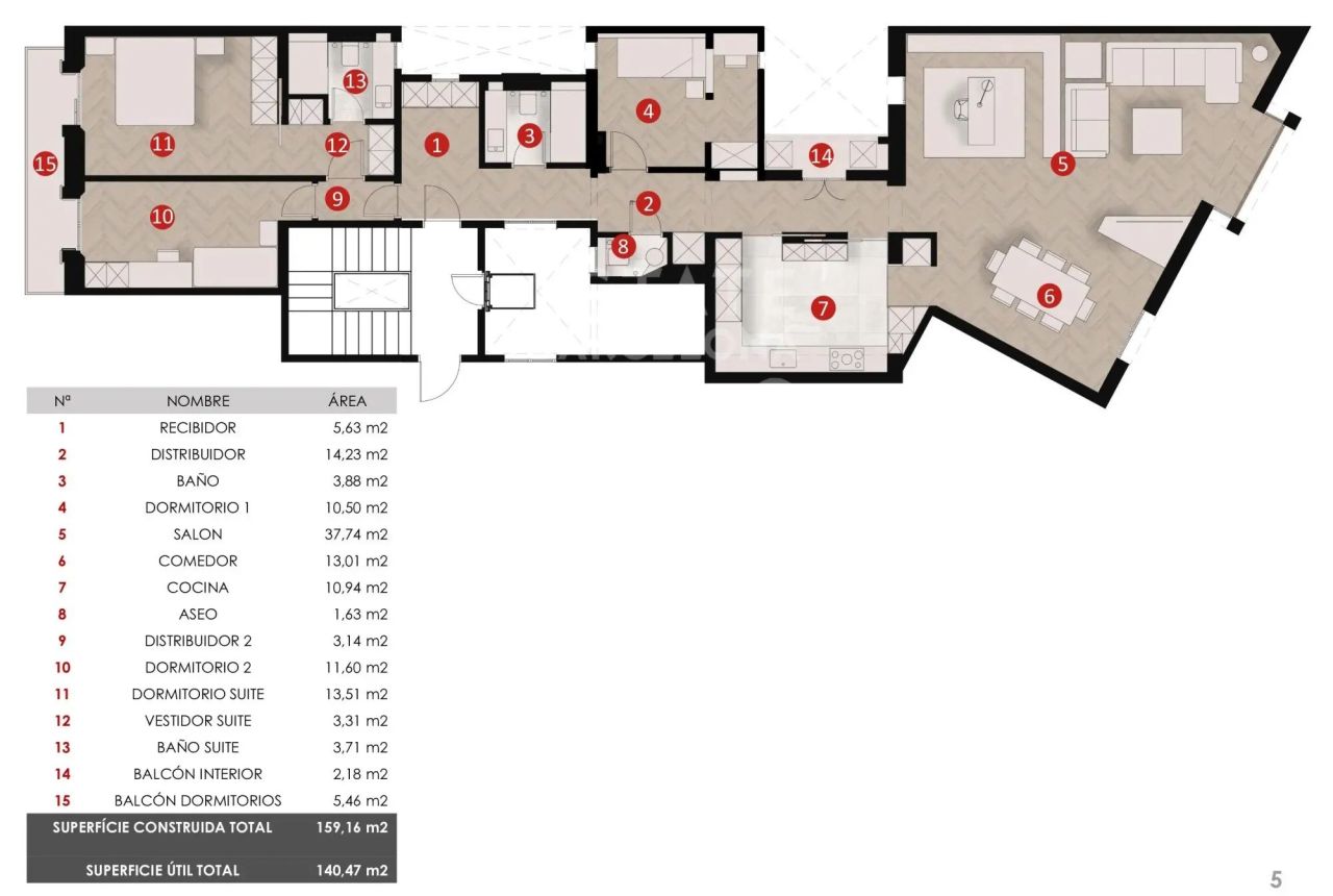 Appartement à Barcelone, Espagne, 160 m² - image 3