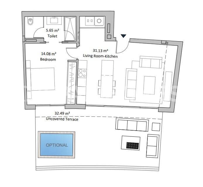 Attico a Fuengirola, Spagna, 63 m² - foto 17
