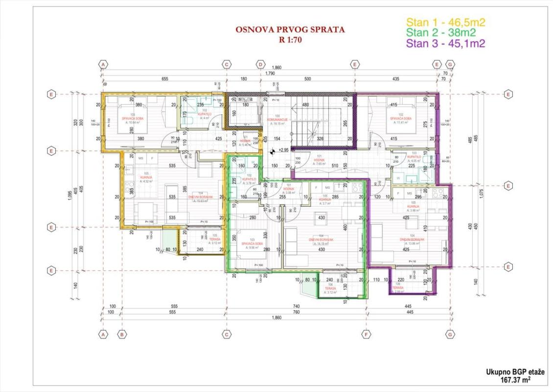 Appartamento Ilino, Montenegro, 46 m² - foto 2