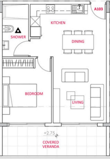 Appartamenti a Paphos, Cipro, 63 m² - foto 9