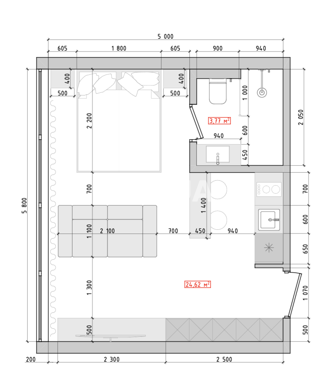 Appartement à Bukit, Indonésie, 22 m² - image 2