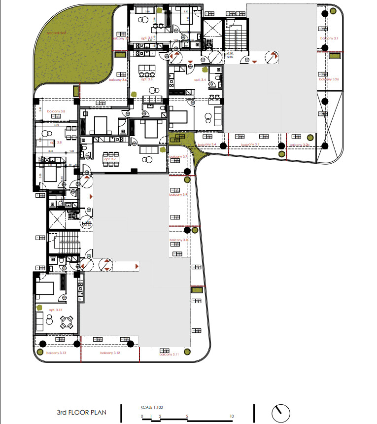 Flat in Thessaloniki, Greece, 56 m² - picture 2