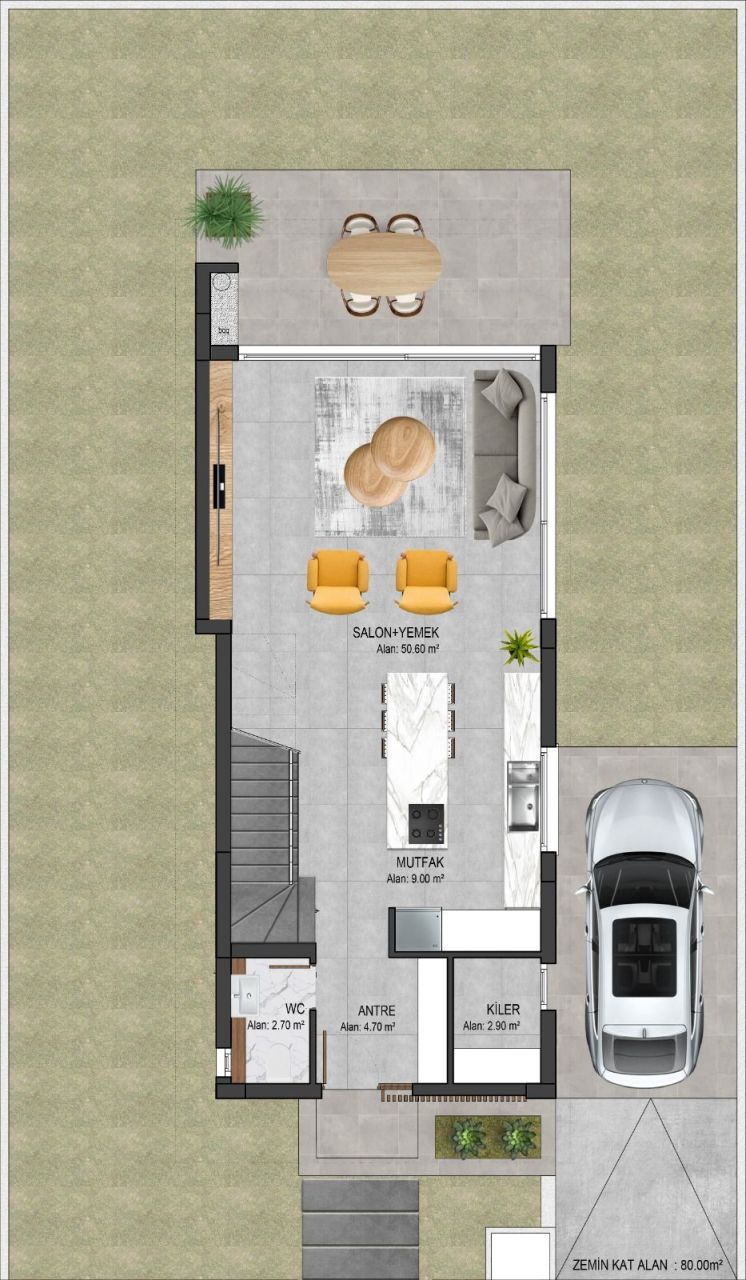 Villa in Çatalköy, Zypern, 160 m² - Foto 10