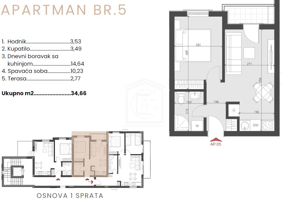 Appartamenti a Becici, Montenegro, 34 m² - foto 4