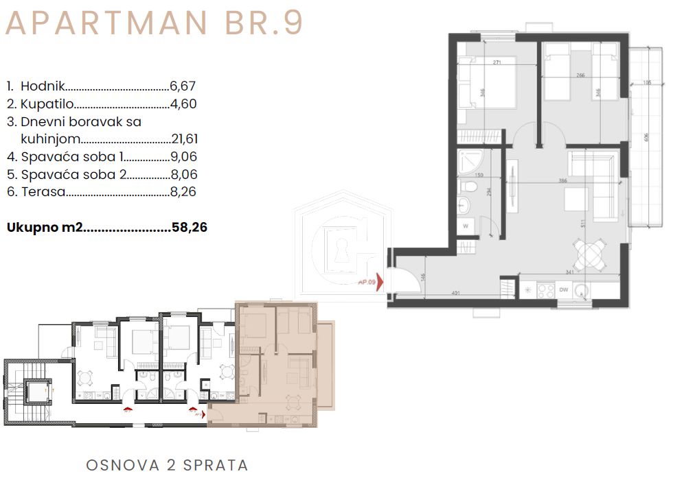 Appartamenti a Becici, Montenegro, 34 m² - foto 10