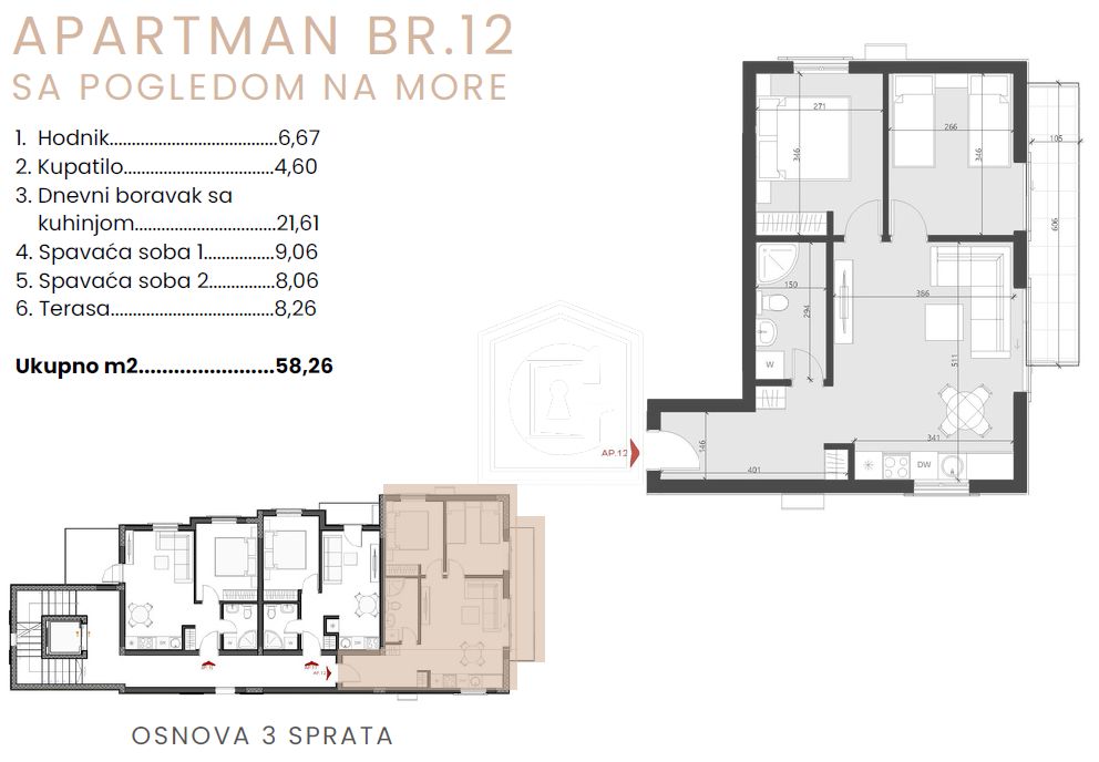 Appartamenti a Becici, Montenegro, 34 m² - foto 14