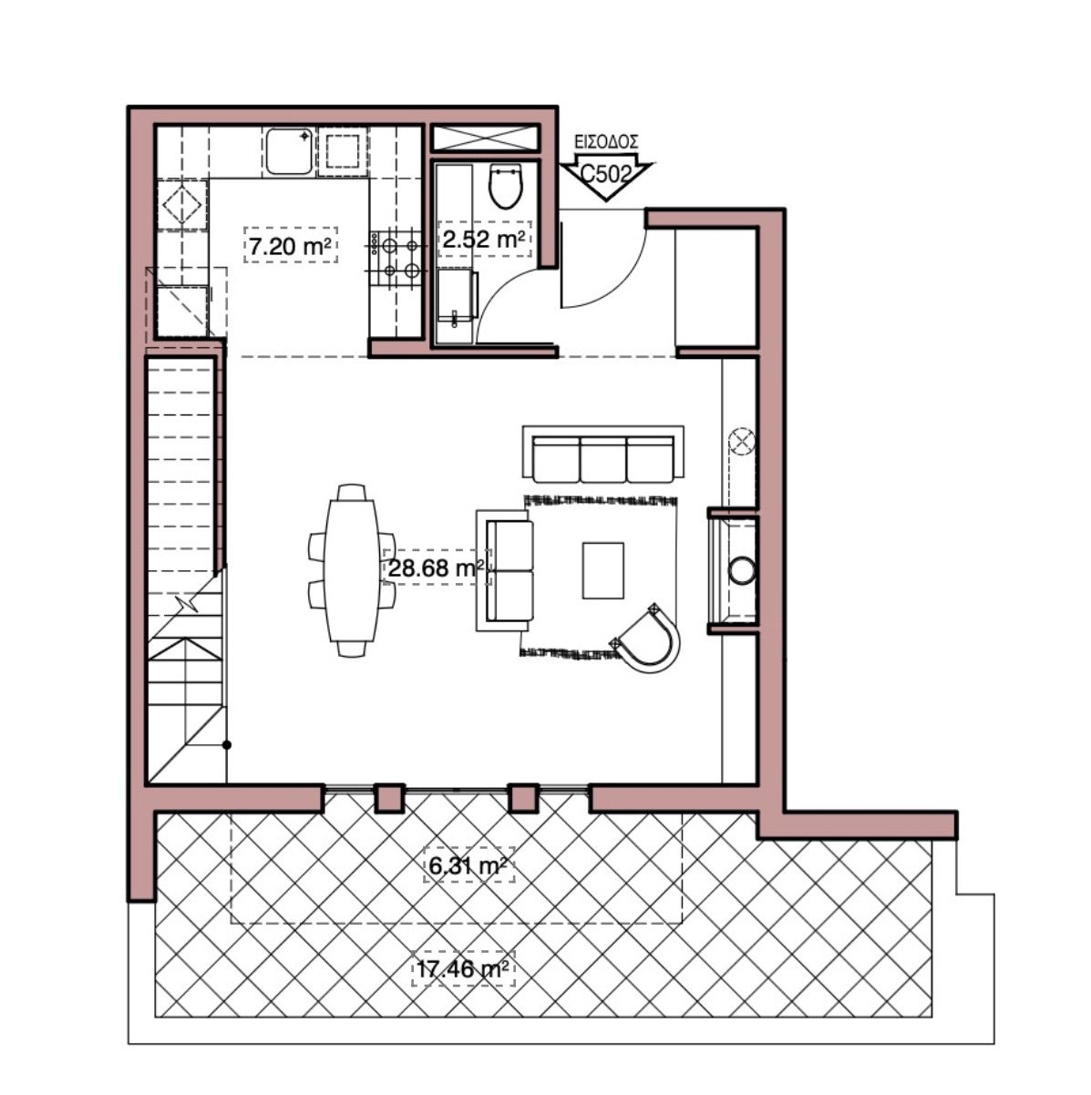 Penthouse in Limassol, Cyprus, 140 m² - picture 8