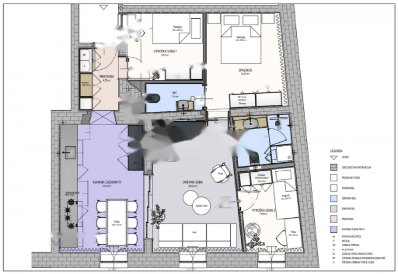 Piso en Liubliana, Eslovenia, 83 m² - imagen 2