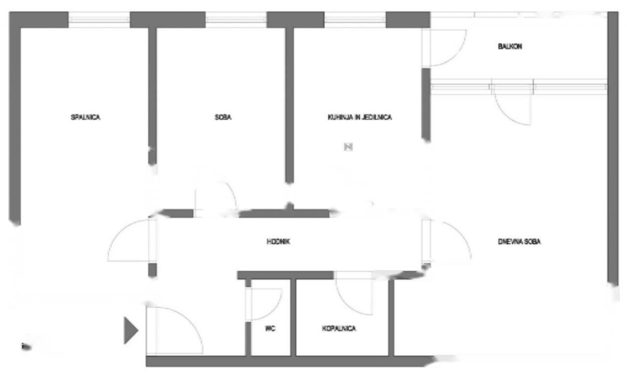 Piso en Liubliana, Eslovenia, 76 m² - imagen 3