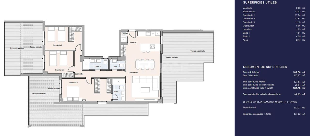 Penthouse à Marbella, Espagne, 122 m² - image 10