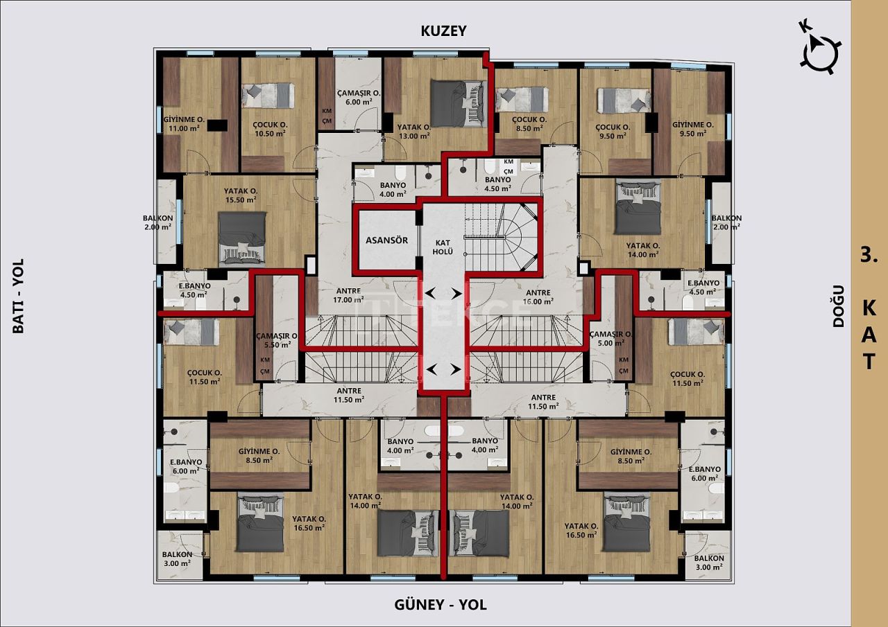 Apartment in Antalya, Turkey, 110 m² - picture 15