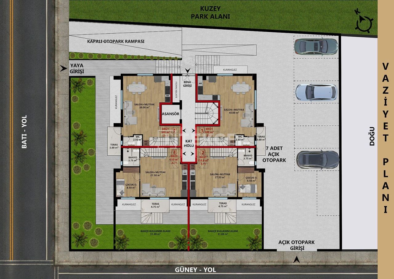 Attico a Antalya, Turchia, 190 m² - foto 16