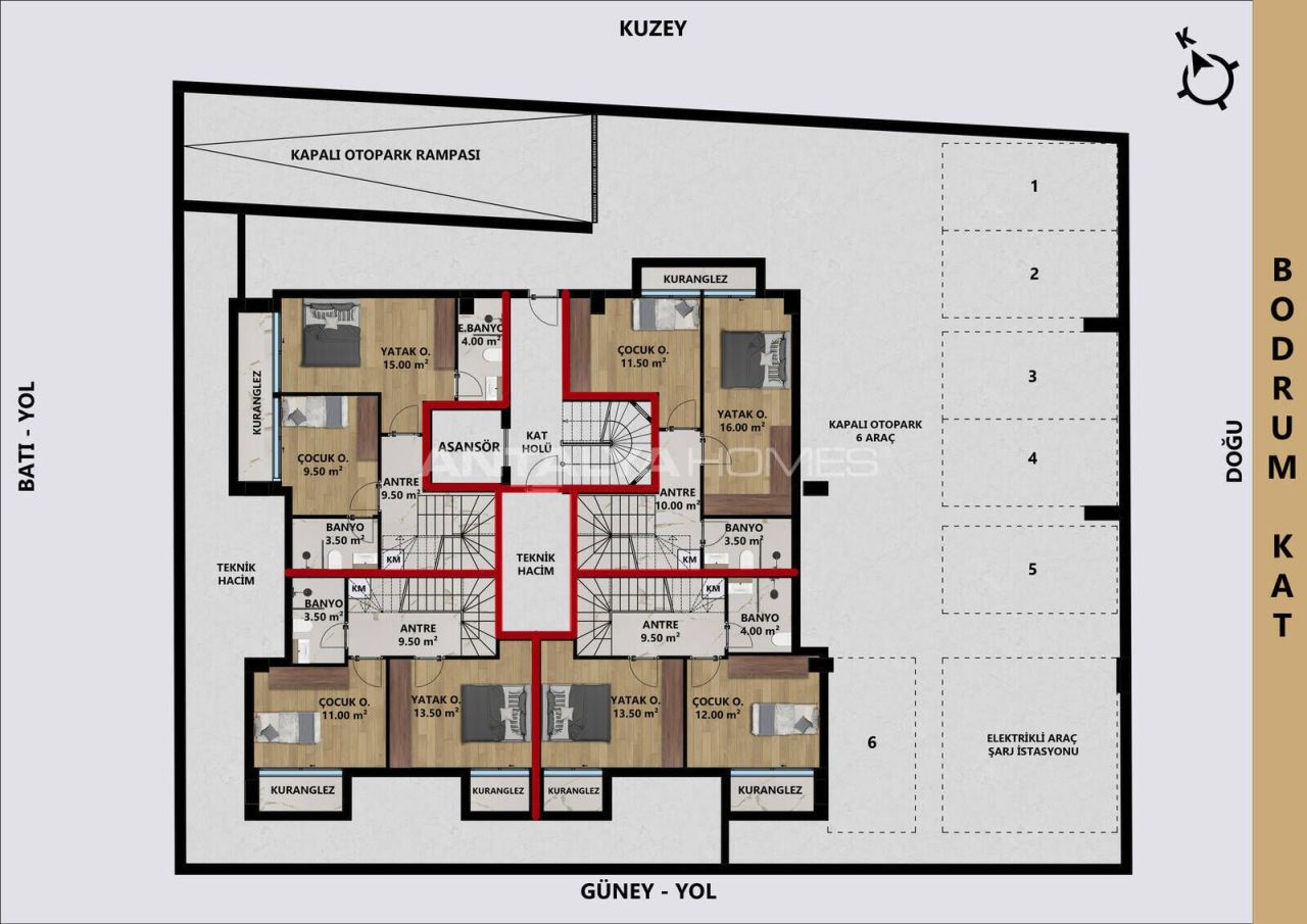 Apartment in Antalya, Türkei, 105 m² - Foto 11