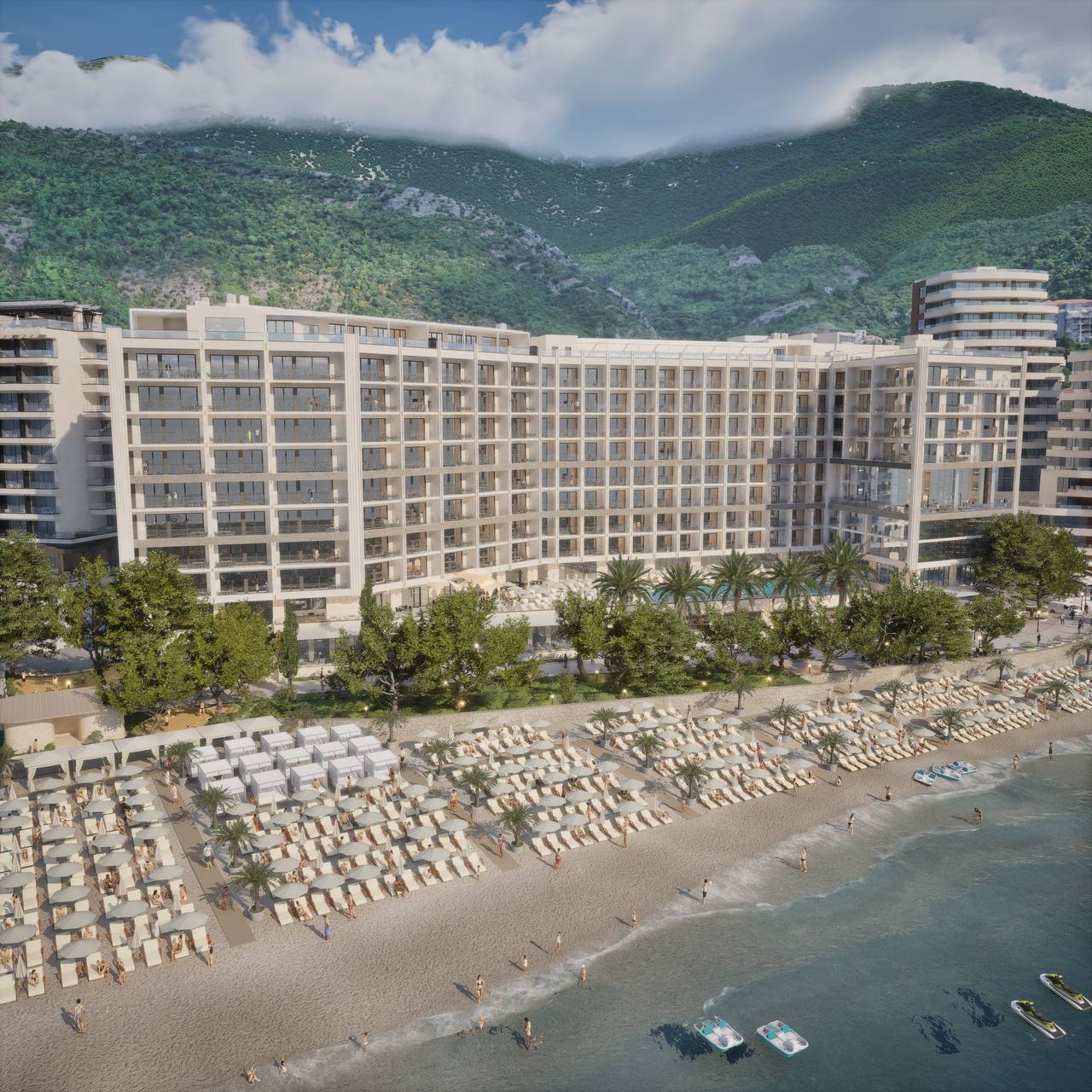 Appartement à Rafailovici, Monténégro, 58 m² - image 1