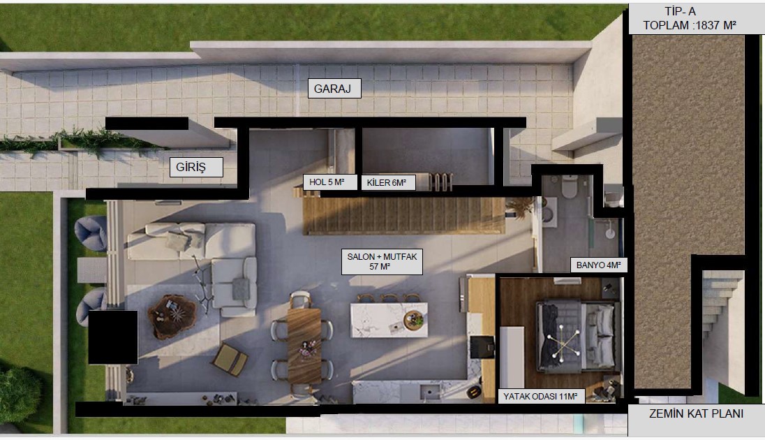 Villa a Esentepe, Cipro, 132 m² - foto 10