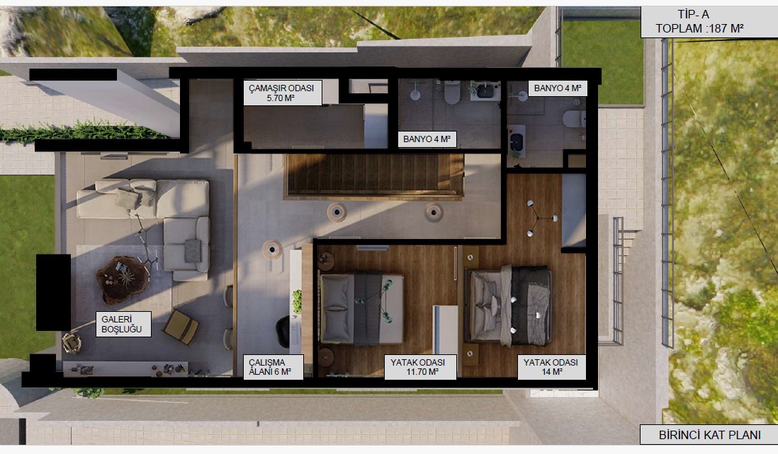 Villa a Esentepe, Cipro, 132 m² - foto 11