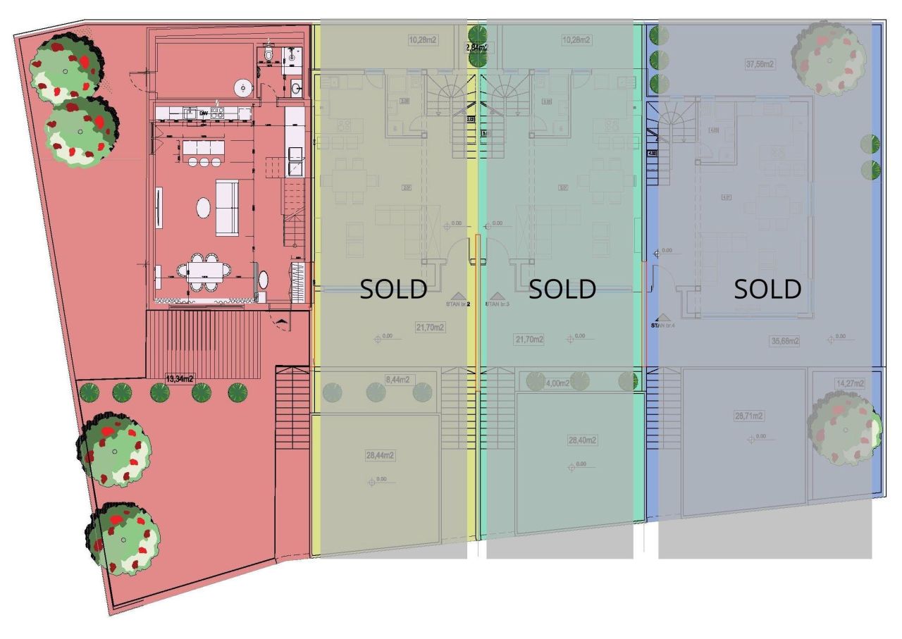 Casa adosada en Kotor, Montenegro, 130 m² - imagen 10