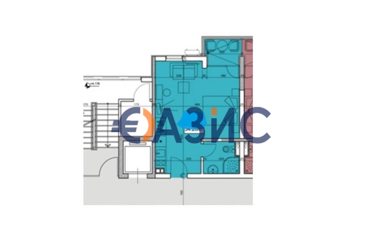 Appartamenti a Spiaggia assolata, Bulgaria, 42.4 m² - foto 11