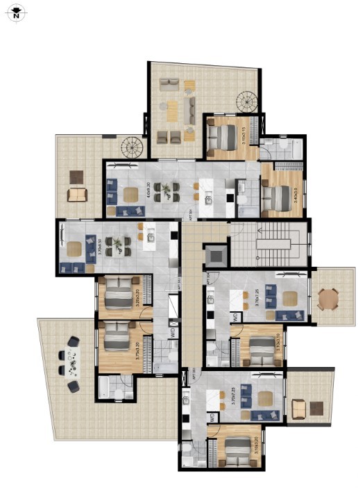 Appartamenti a Limassol, Cipro, 63 m² - foto 12