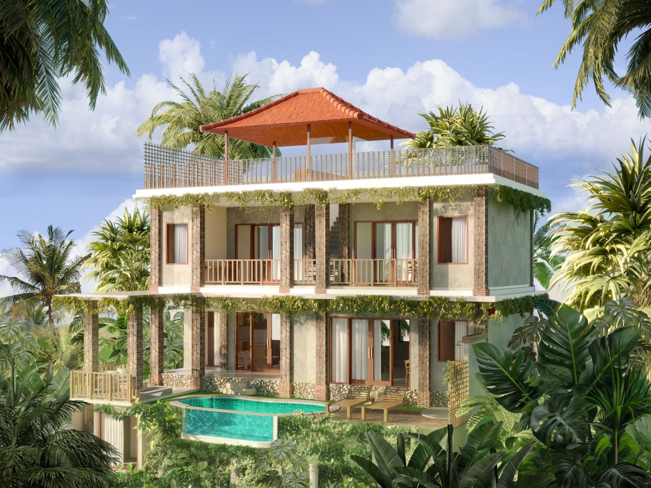 Villa a Ubud, Indonesia, 170 m² - foto 18