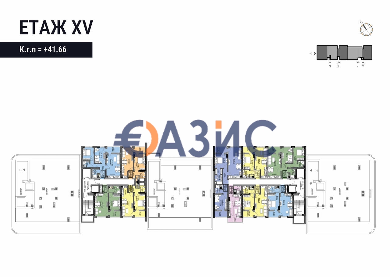 Appartamenti a Burgas, Bulgaria, 86.3 m² - foto 16