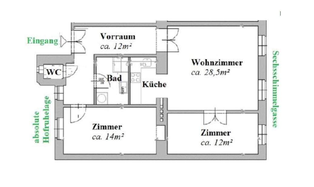 Wohnung in Wien, Österreich, 69.42 m² - Foto 18