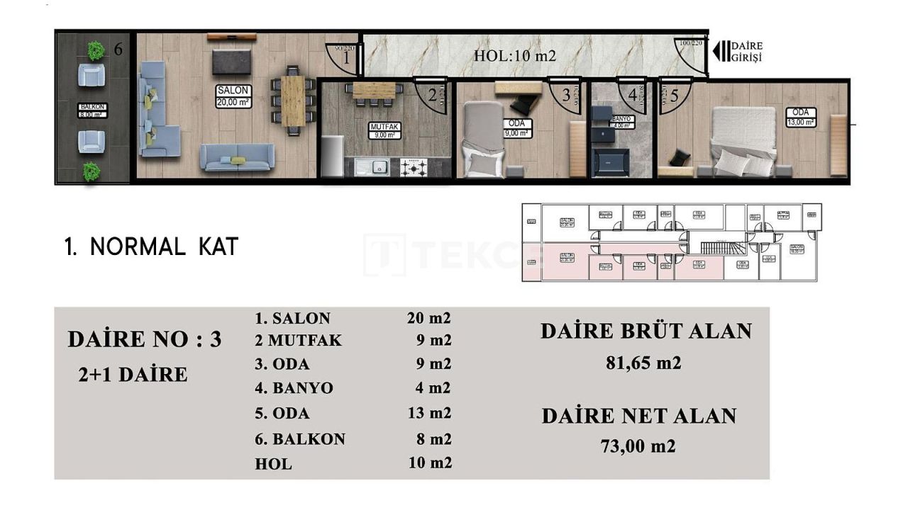 Appartement à Yalova, Turquie, 76 m² - image 17