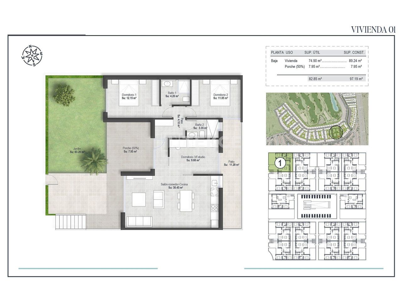 Ático en Fuente Álamo, España, 88 m² - imagen 5