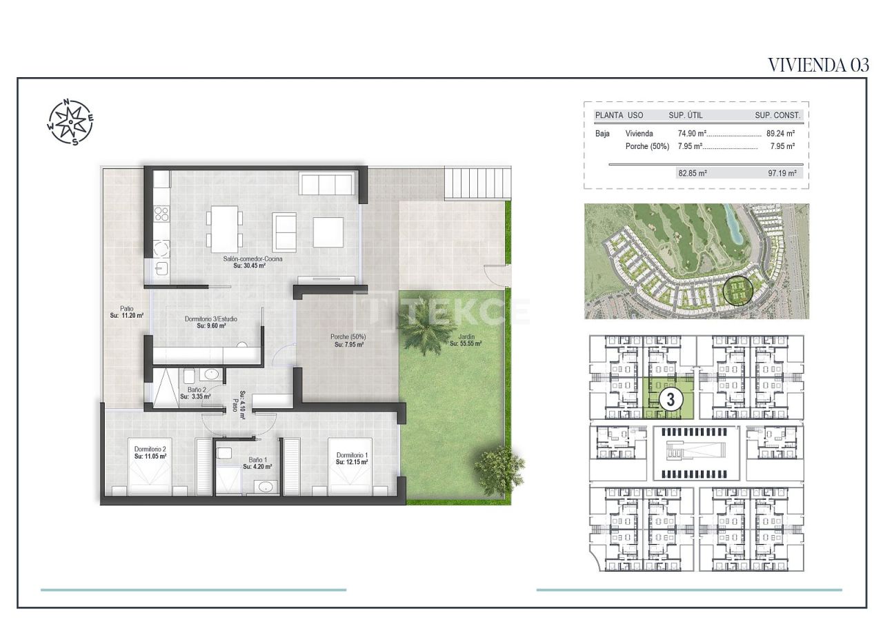 Ático en Fuente Álamo, España, 88 m² - imagen 7