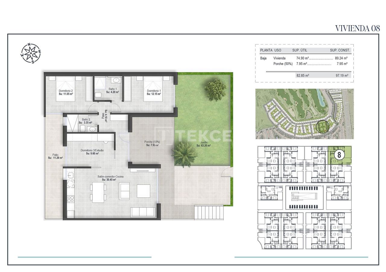 Ático en Fuente Álamo, España, 88 m² - imagen 12