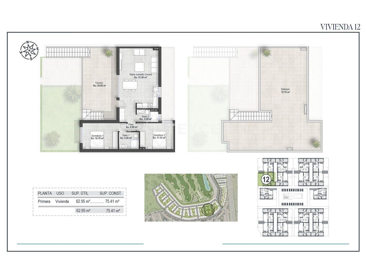 Penthouse in Fuente Alamo, Spain, 74 m² - picture 16