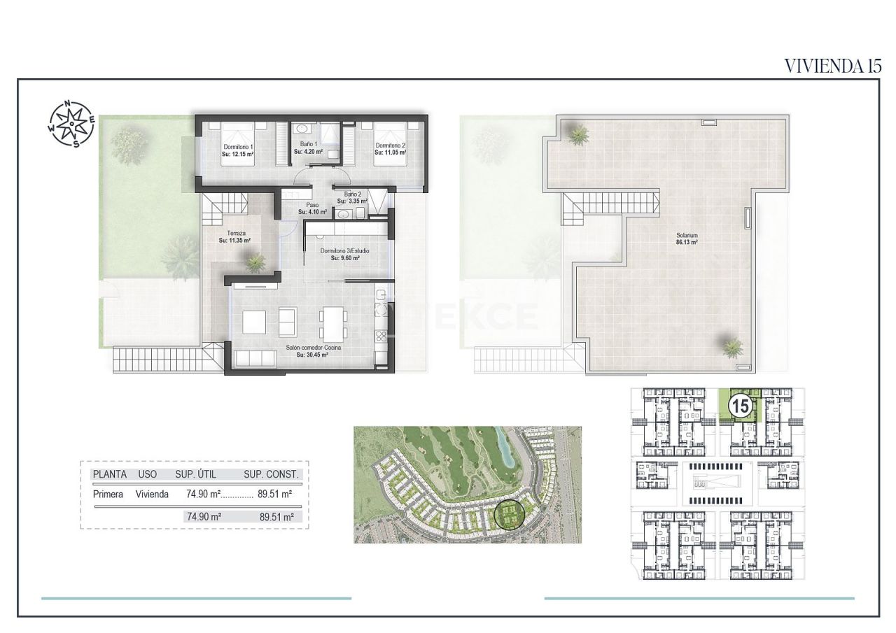 Ático en Fuente Álamo, España, 88 m² - imagen 19