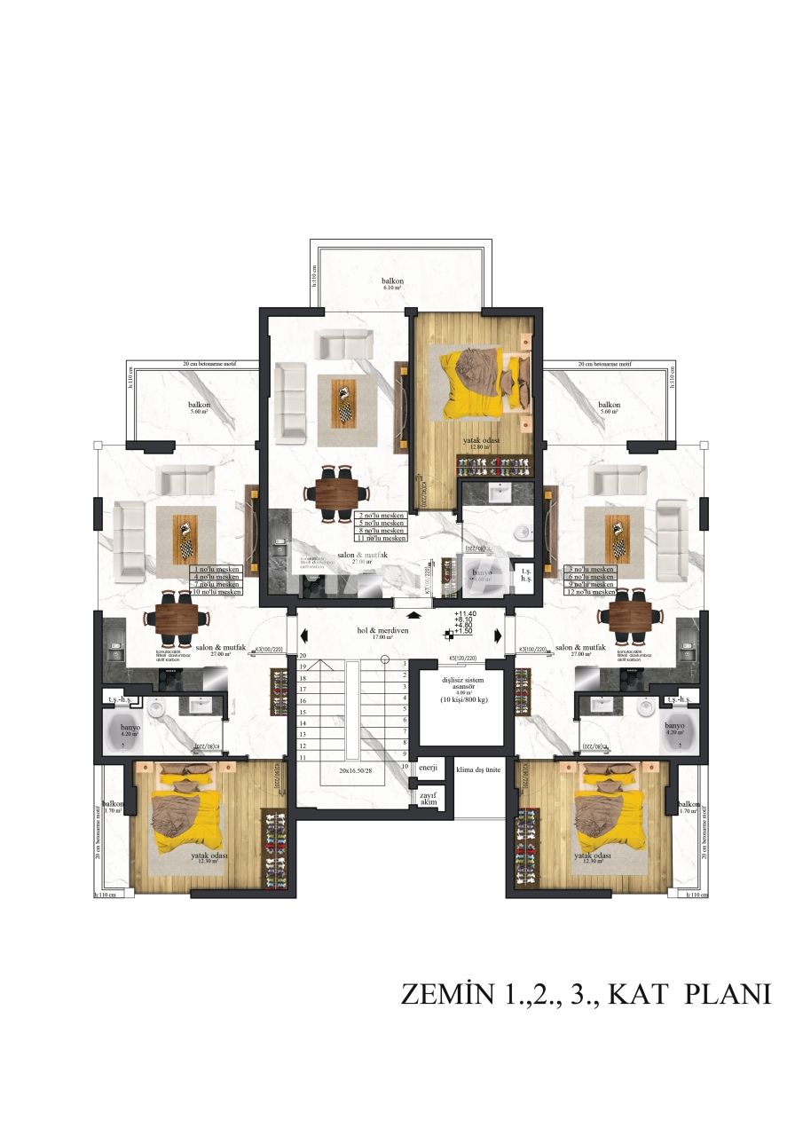 Appartement à Alanya, Turquie, 52 m² - image 2